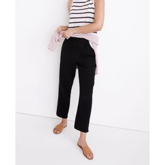 Madewell Black Ankle Pants - Picture 1 of 6